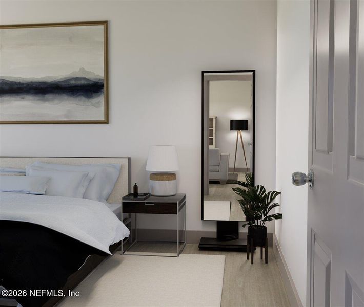 Furnished interior view inside a new home in , Jacksonville (Image 17).