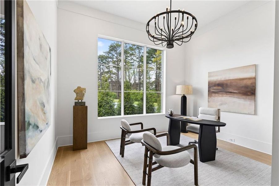 Furnished interior view inside a new home in , Marietta (Image 34).