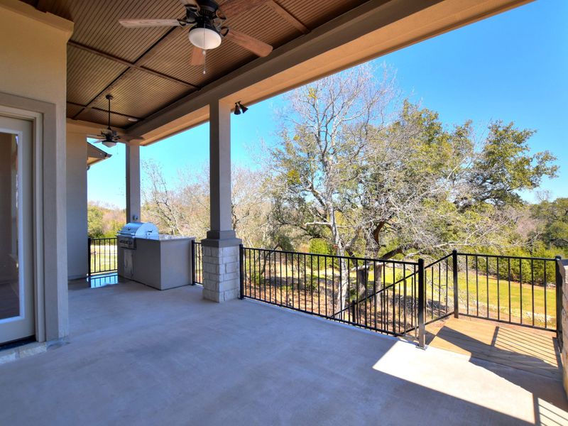 Representative exterior details of a home built from the Siena III by Giddens Homes in Clearwater Ranch, Liberty Hill (Image 81).