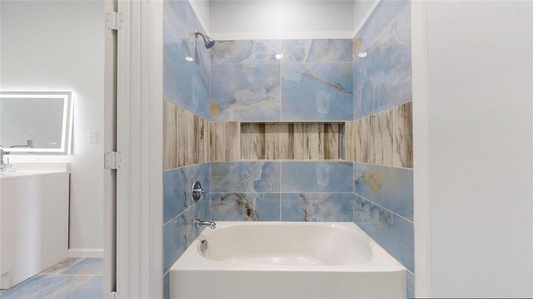 Furnished interior view inside a new home in , Balch Springs (Image 16).