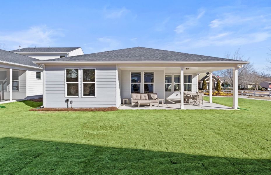 Representative exterior details of a home built from the Mystique by Del Webb in Sun City Peachtree, Griffin (Image 4).