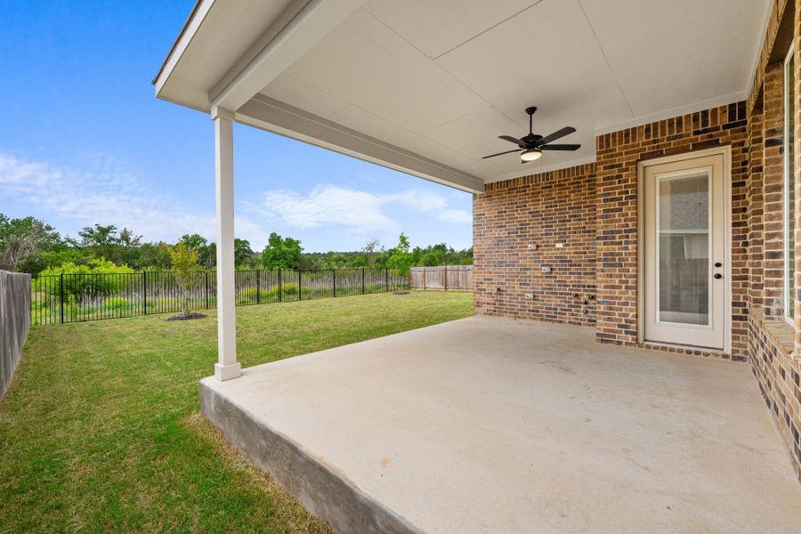 Exterior details and patio area of a home in , Georgetown (Image 3).