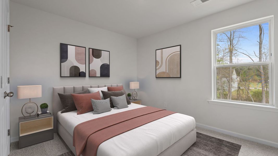 Furnished interior view inside a new home in Jetstream Park, Wilson (Image 8).