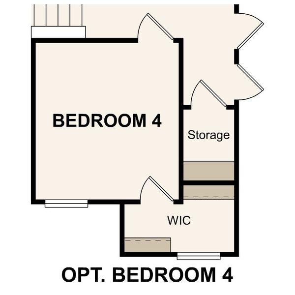 2D floor plan layout for the Hawthorn by Century Communities in Ambergrove, Royse City, TX (Image 6).