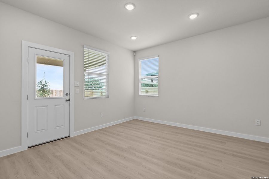 Spacious, unfurnished interior of a new home in Applewhite Meadows, San Antonio (Image 16). Spacious, unfurnished interior of a new home in Applewhite Meadows, San Antonio (Image 16).