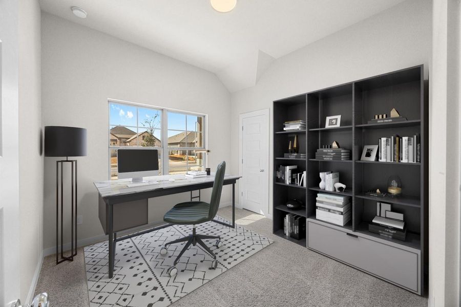 Furnished interior view inside a new home in Prairie Winds, Hutto (Image 10).