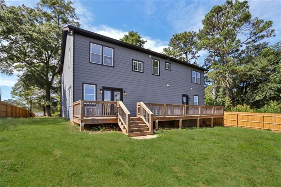 Exterior details and patio area of a home in , Atlanta (Image 29).