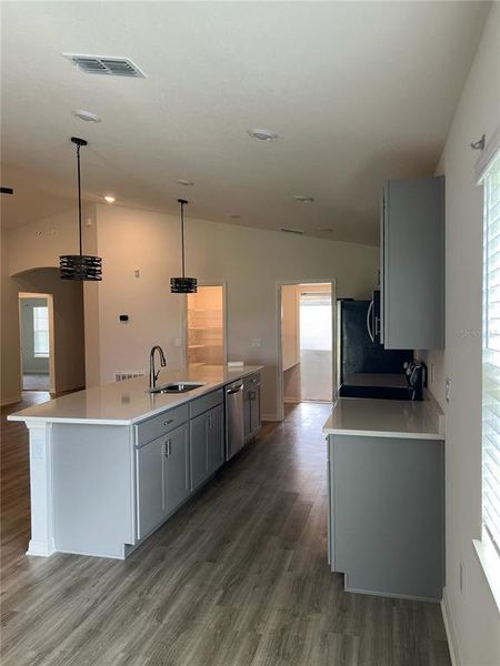 Side view of Kitchen