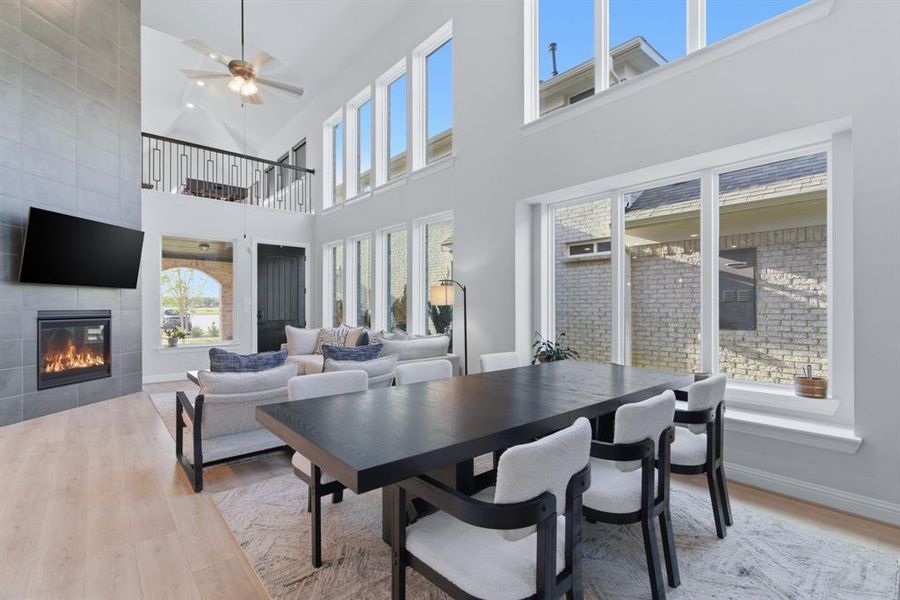 Furnished interior view inside a new home in , Corinth (Image 27).