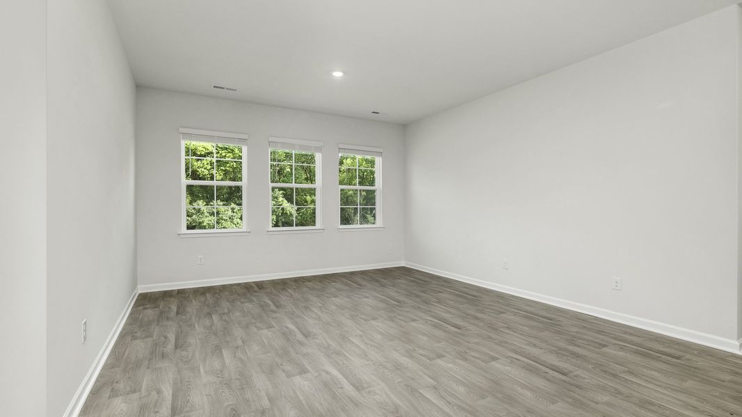 Representative unfurnished interior of a home built from the Dylan by D.R. Horton in Waverly Place, Linwood (Image 17). Representative unfurnished interior of a home built from the Dylan by D.R. Horton in Waverly Place, Linwood (Image 17).