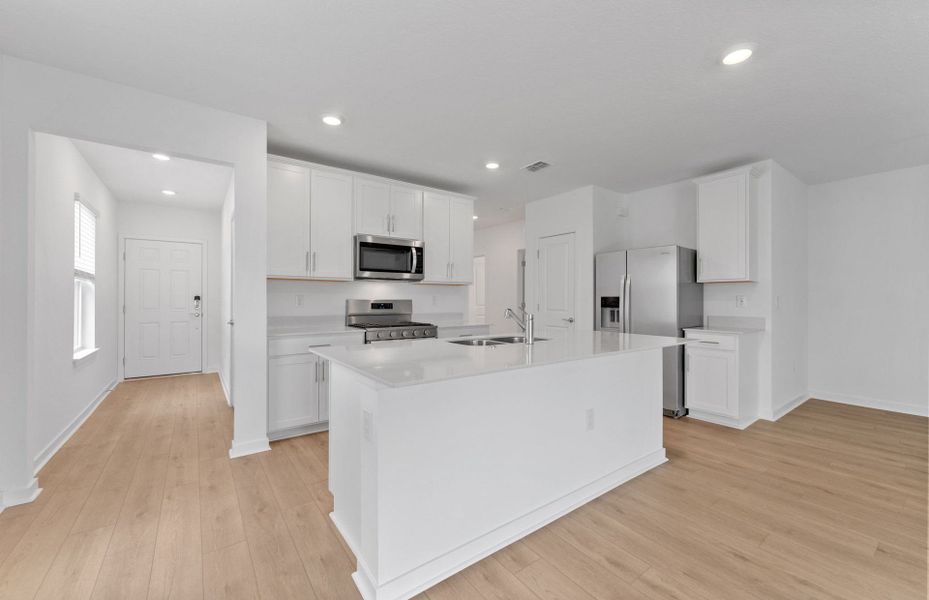 Furnished interior view inside a new home in Twisted Oaks, Wildwood (Image 9).