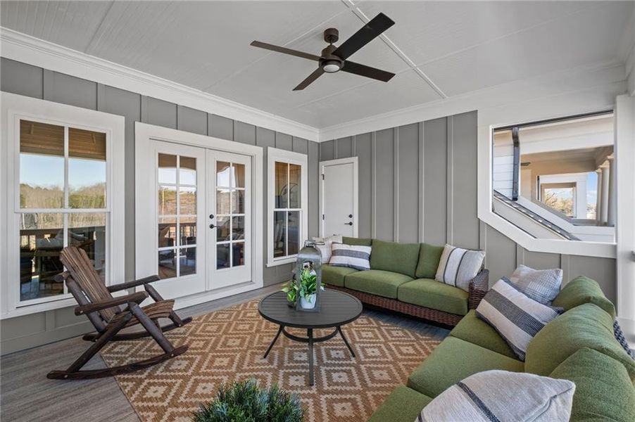 Furnished interior view inside a new home in , Ball Ground (Image 37).