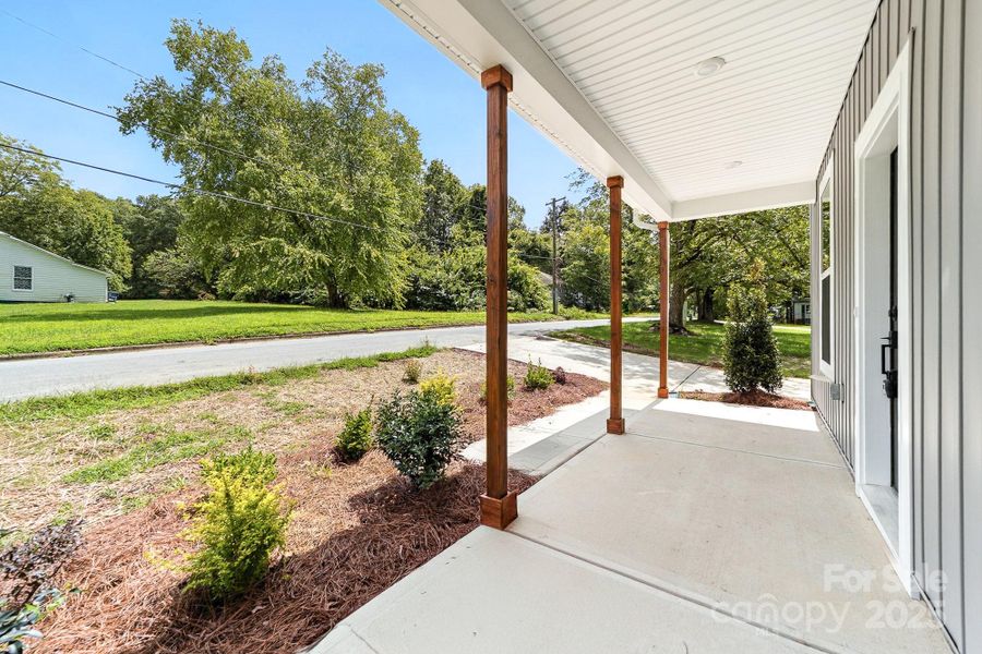 Exterior details and patio area of a home in , Shelby (Image 18).