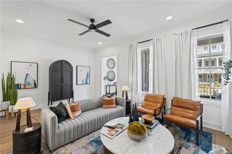 Furnished interior view inside a new home in , Sandy Springs (Image 28).