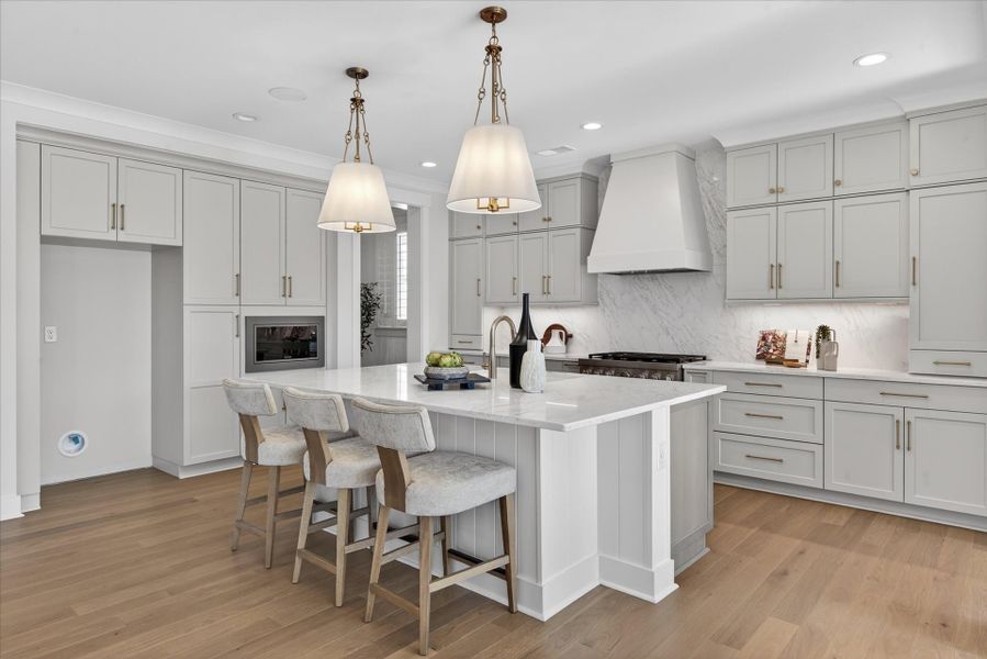 Representative furnished interior of a home built from the Newport II by Classica Homes in McLean - Hunts Point, Belmont (Image 15).