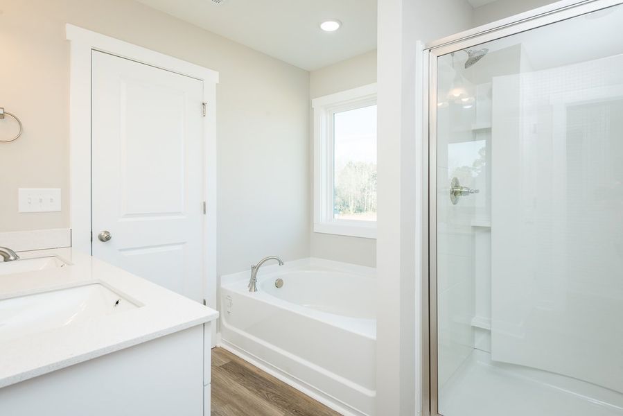 Furnished interior view inside a new home in Pallini Place, Elon (Image 10).