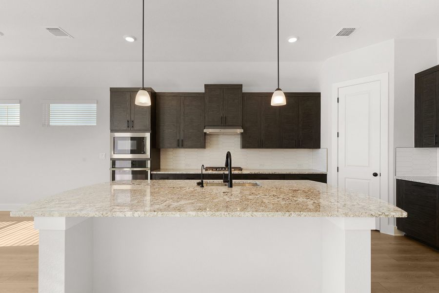 Furnished interior view inside a new home in Lariat, Liberty Hill (Image 7).