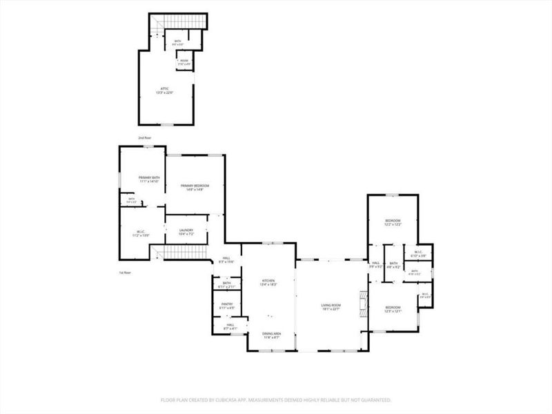 2D floor plan layout of this home in , Carrollton, GA (Image 6).