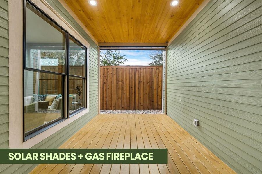 Exterior details and patio area of a home in , Dallas (Image 24).