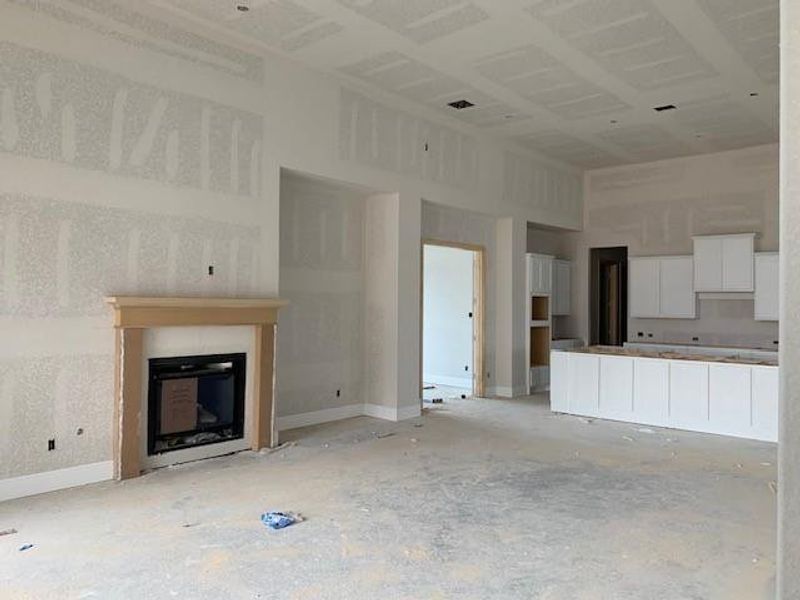 In-progress construction of a new home in Dunham Pointe, Cypress, TX (Image 21).