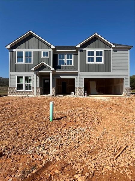 In-progress construction of a new home in Hamilton Place, Cartersville, GA (Image 13).