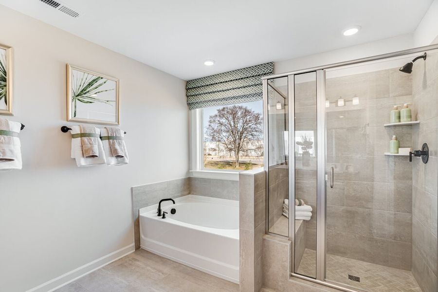 Furnished interior view inside a new home in Silverstone, Knightdale (Image 11).