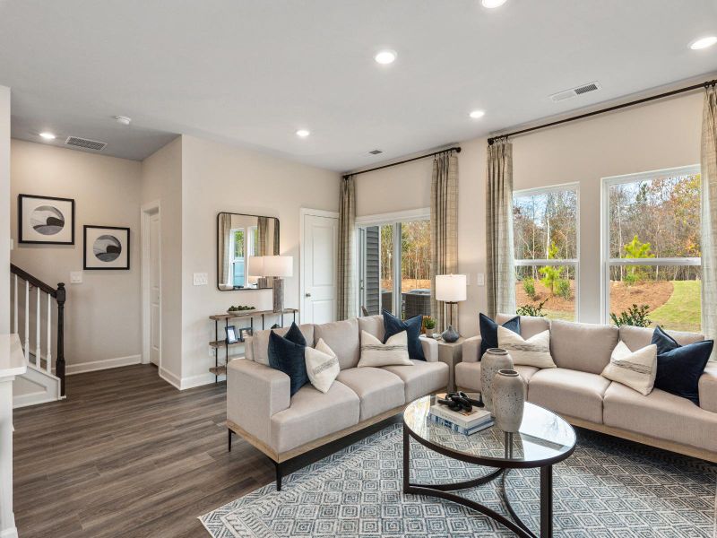 Furnished interior view inside a new home in Meadows at Wilson Farms - The Summit Series, Fort Mill (Image 9).