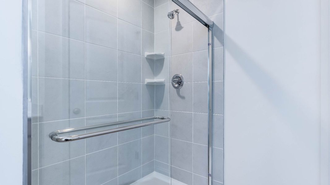 Furnished interior view inside a new home in Battle Bridge, Raleigh (Image 31).