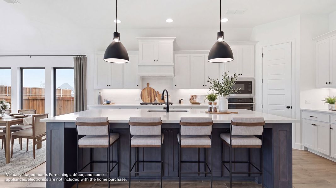 Furnished interior view inside a new home in Sweetgrass, Haslet (Image 5).