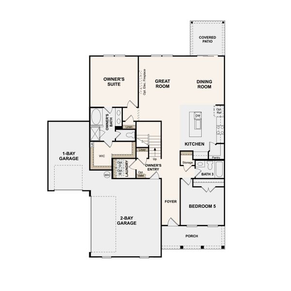 2D floor plan layout of this home in Averitt Landing, Lebanon, TN (Image 4).