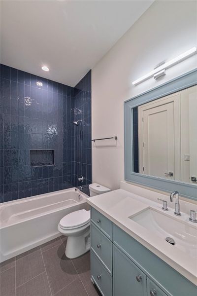 Furnished interior view inside a new home in , Houston (Image 28).