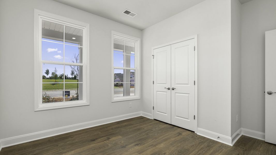 Spacious, unfurnished interior of a new home in The Villas at Kinsley, Jamestown (Image 10).
