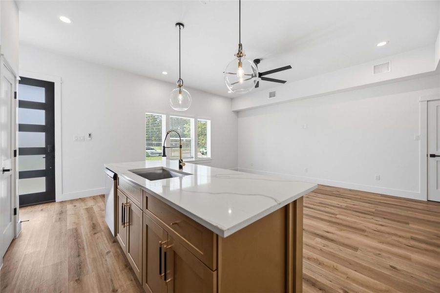Furnished interior view inside a new home in , Houston (Image 7).