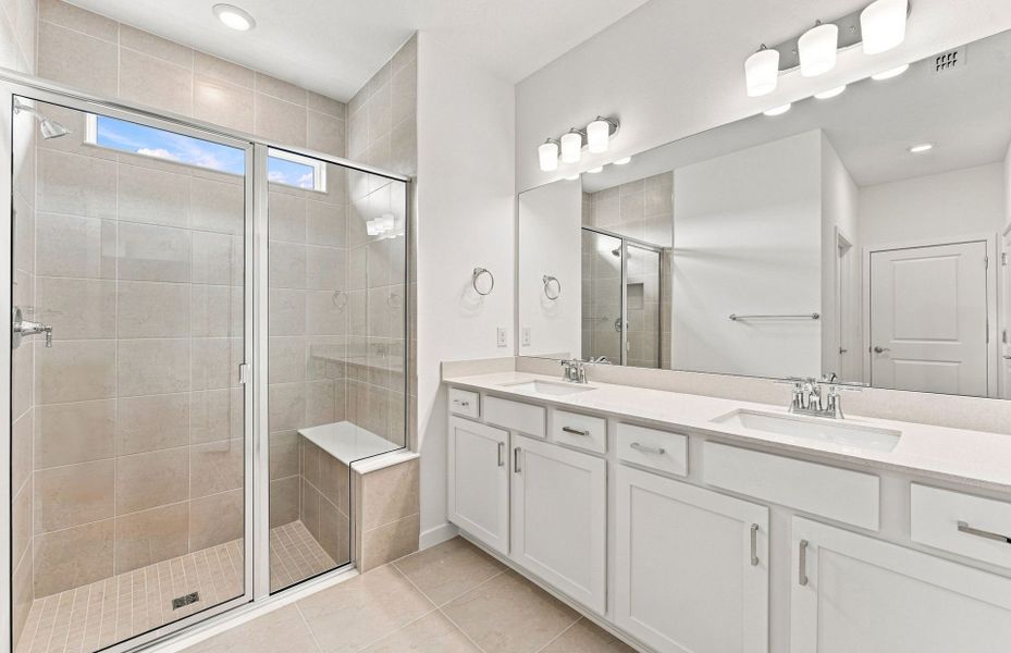 Furnished interior view inside a new home in Del Webb Sunchase, Parrish (Image 10).