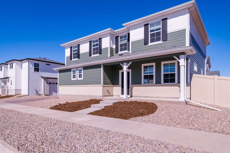 Exterior details and patio area of a home in Green Valley Ranch, Aurora (Image 2). Exterior details and patio area of a home in Green Valley Ranch, Aurora (Image 2).
