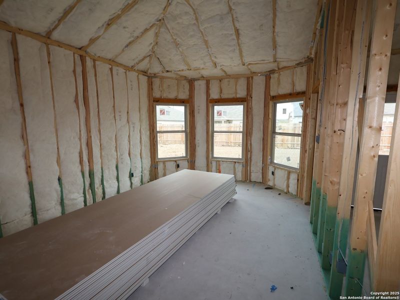 In-progress construction of a new home in Winding Brook, San Antonio, TX (Image 32).