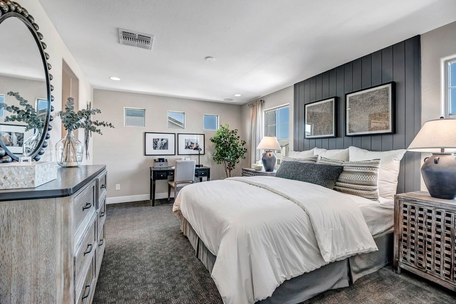 Furnished interior view inside a new home in Ironwood Villages at North Creek, Queen Creek (Image 28).
