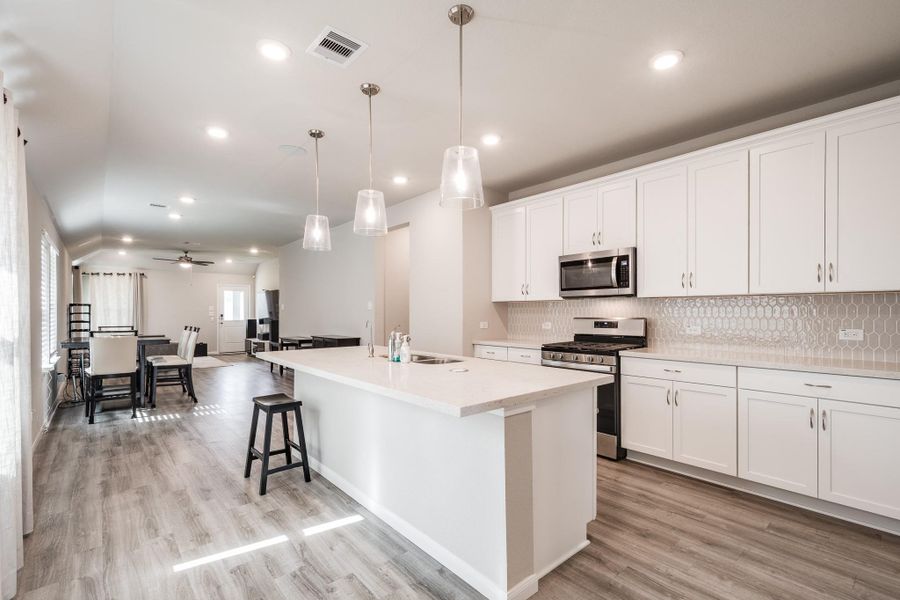 Furnished interior view inside a new home in Marisol, Katy (Image 10). Furnished interior view inside a new home in Marisol, Katy (Image 10).