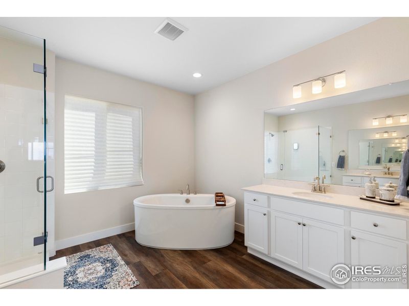 Furnished interior view inside a new home in Morgan Hill, Erie (Image 17).
