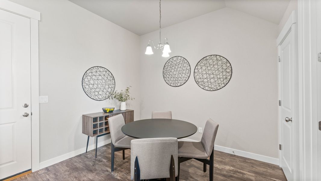 Representative furnished interior of a home built from the The Eldorado by Landmark Homes in The Lakes at Centerra, Loveland (Image 9). Representative furnished interior of a home built from the The Eldorado by Landmark Homes in The Lakes at Centerra, Loveland (Image 9).