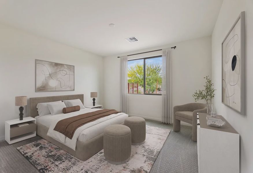 Virtually Staged Dream Primary Bed - 6 of 25 Virtually Staged Dream Primary Bed - 6 of 25