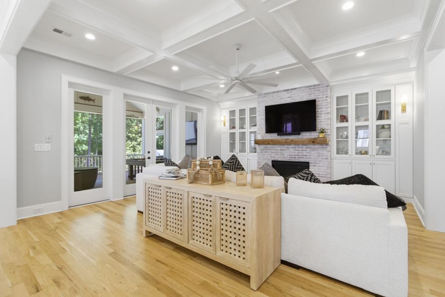 Furnished interior view inside a new home in , Mount Pleasant (Image 7).