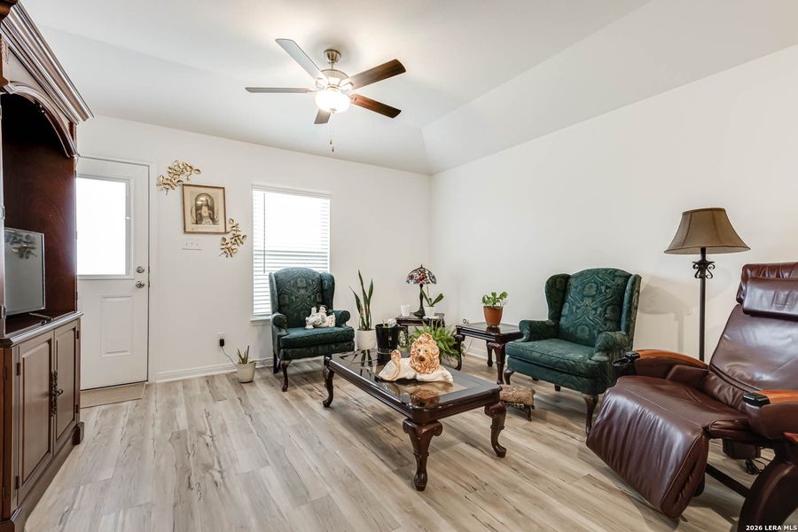 Furnished interior view inside a new home in Luckey Ranch, San Antonio (Image 13). Furnished interior view inside a new home in Luckey Ranch, San Antonio (Image 13).