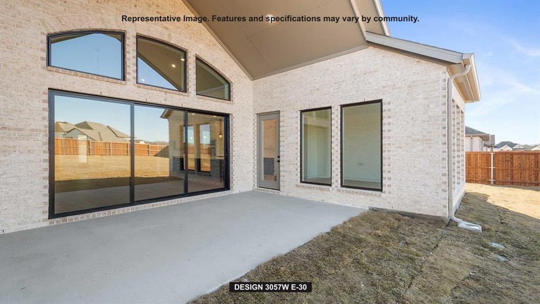 Exterior details and patio area of a home in Sonoma Verde, McLendon-Chisholm (Image 2). Exterior details and patio area of a home in Sonoma Verde, McLendon-Chisholm (Image 2).