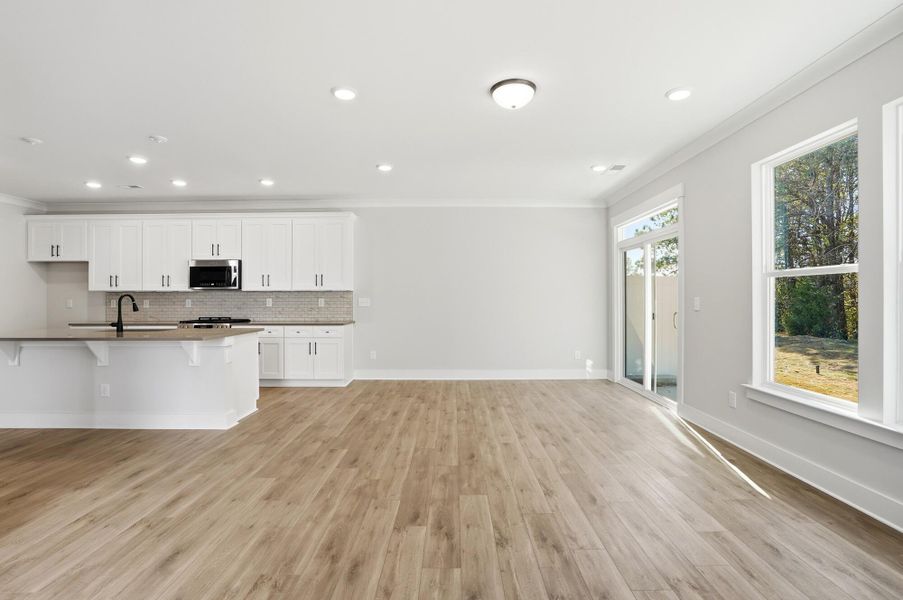 Spacious, unfurnished interior of a new home in Blythe Mill Townhomes, Waxhaw (Image 20). Spacious, unfurnished interior of a new home in Blythe Mill Townhomes, Waxhaw (Image 20).