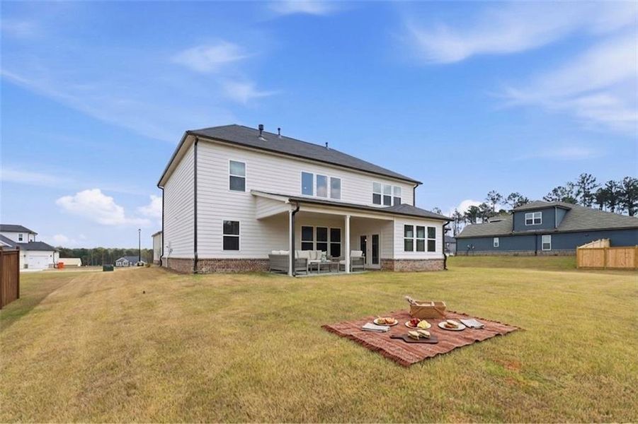 Exterior details and patio area of a home in , McDonough (Image 4).