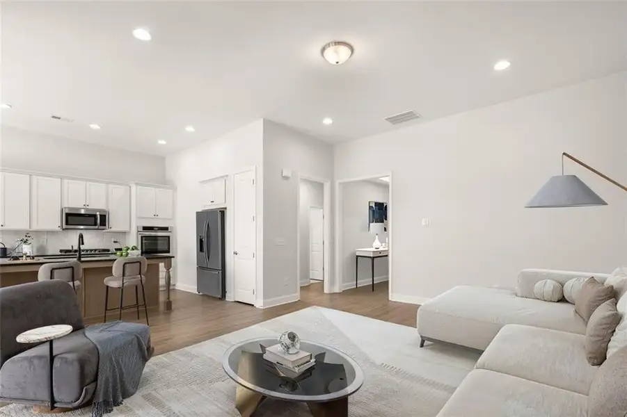 Furnished interior view inside a new home in Soleil Summit Chase, Snellville (Image 14).