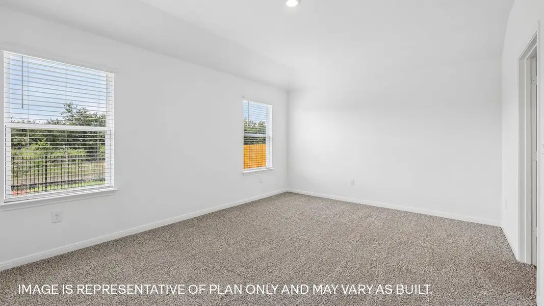 Representative unfurnished interior of a home built from the The Caden by D.R. Horton in Prairie Lakes, Buda (Image 22).