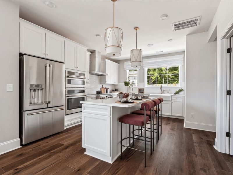 Furnished interior view inside a new home in Bellflower, Charlotte (Image 9).