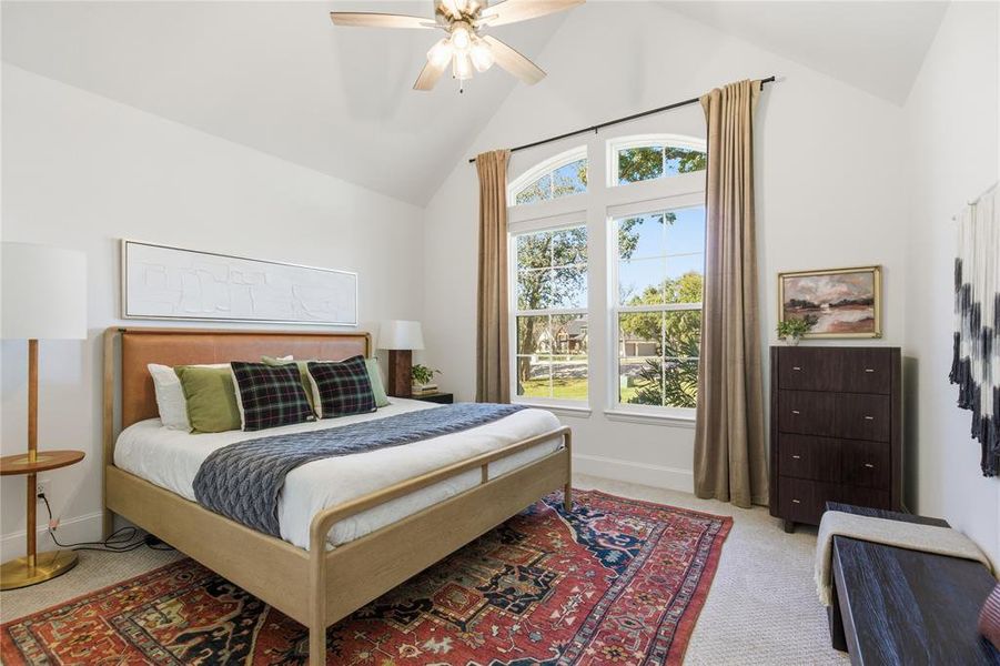 Furnished interior view inside a new home in , Aledo (Image 29).